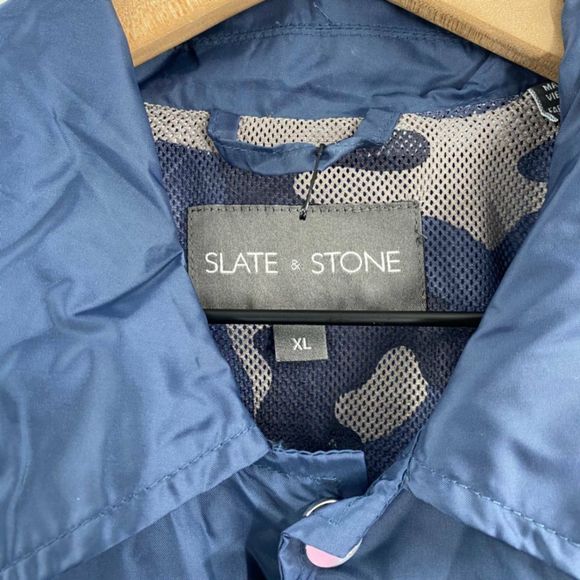 Slate Stone Lightweight Luca Coaches Windbreaker - Picture 4 of 8